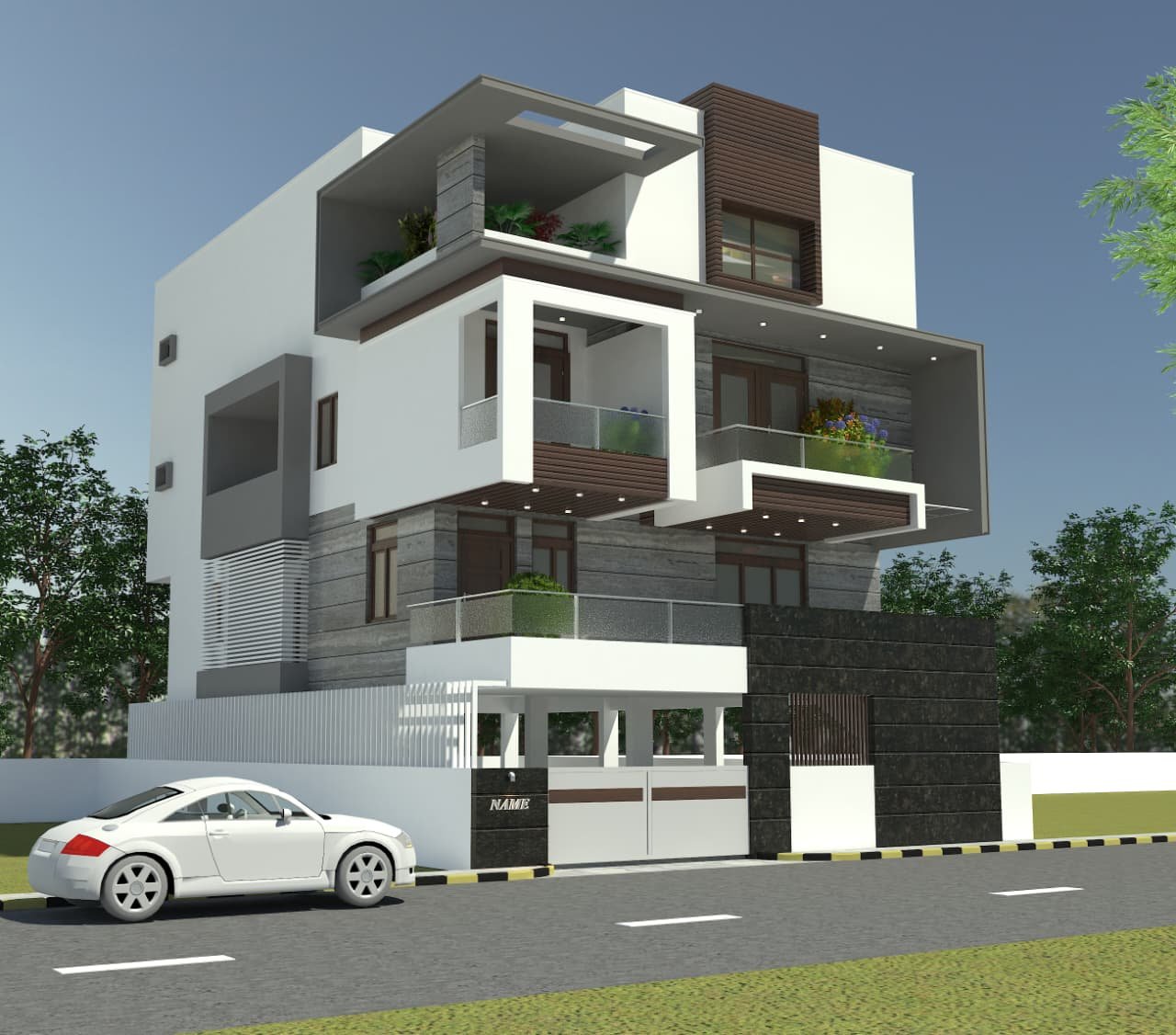 Luxury elevation design